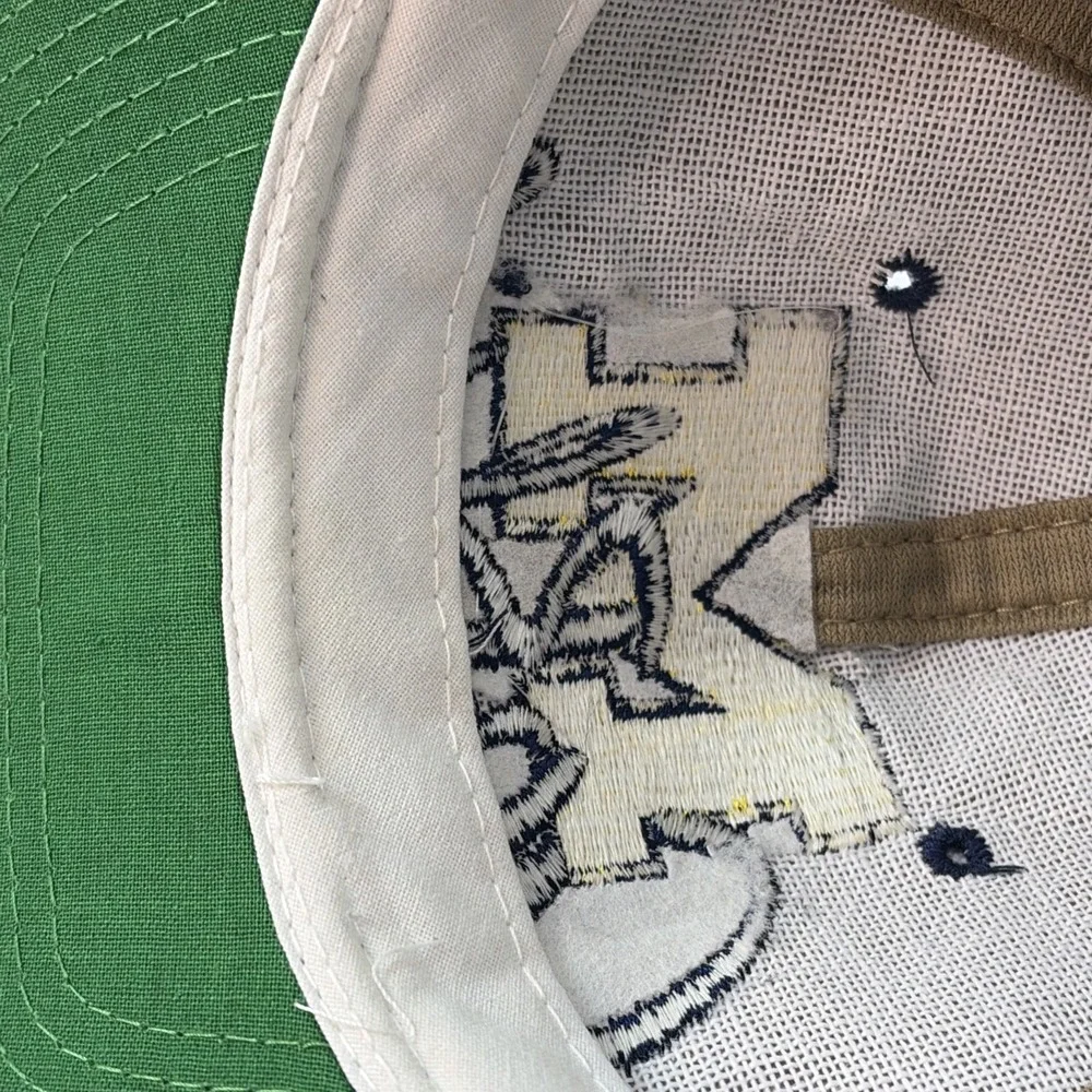 Vintage Michigan Wolverines Hat Cap Snap Back The Game Block M Go Blue 80's